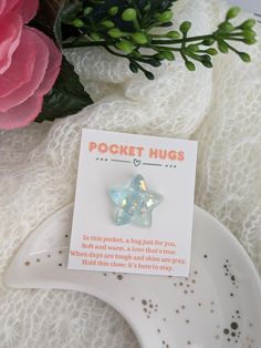 🌟 Pocket Hug: Your Tiny Bundle of Joy! 🌟 Need a little boost? Our blue glitter star pocket hug is the perfect companion for those moments when you need warmth and comfort. Each adorable hug is crafted with love and care, making it an ideal gift for friends, family, or even yourself! ✨ Features: Size: Fits perfectly in your pocket or bag, about 3"x2", packaged in a soft white mesh bag. Thoughtful poem: The poem creates connection between you and the receiver, leaving a lasting bond that keeps t Gift Long Distance Boyfriend, Soul Sisters Gifts, Boyfriend Gifts Long Distance, Long Distance Boyfriend, Pocket Pal, Pocket Hug, Soul Sister, Glitter Stars, Soul Sisters