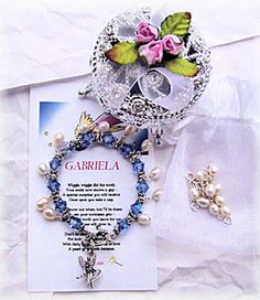 Tooth fairy charm bracelet . . . . so cute for a girl . . . . what do I do for a boy?!? Baby Gifts To Make, Bracelets Crystal