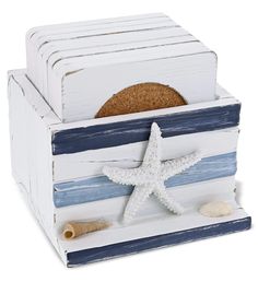 PRICES MAY VARY. THE NAUTICAL WOOD COASTER SET COMES WITH UNIQUE DESIGN YOU LOVE – Add a touch of breezy vibes to your home decor with this lovely Blue Stripes Nautical Coasters Set. Ideal gift to friends and families who love nautical-themed kitchenware and home decor or accents. Drink coaster with wooden finish to avoid scratches, messy spills and condensation dripping from cold drinks making its way on tabletops. Make a great collectors item. THE COASTER SET IS FOR THOSE WHO LOVE NAUTICAL DEC Beach House Rustic, Beach Coasters, Blue Kitchen Decor, Nautical Lighting, Decor For Kitchen, Coastal Beach Decor, Home Beach, Beach Theme Decor, Coaster Holder