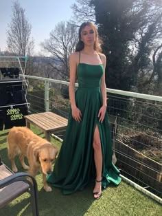 Formal Evening Dress, Evening Dresses Cocktail, Green A, A Line Prom Dresses, Satin Prom Dress, Green Satin, Long Prom Dress, Formal Evening Dresses