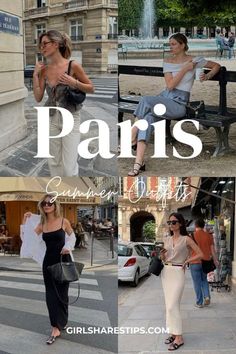 Paris In The Summer Outfits, French Spring Fashion, Spring Outfits Paris, Casual Parisian Outfits, Paris Outfit Ideas Summer, Summer Paris Outfits, Parisian Summer Outfits, French Street Style, Paris Summer Outfits