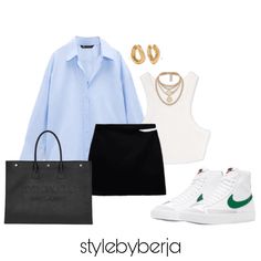 Beach Bottom Outfit, Outfits Com Camisa, Polyvore Outfits Baddie, Outfits Baddie, Look Office, Classy Work Outfits, Teenage Fashion Outfits