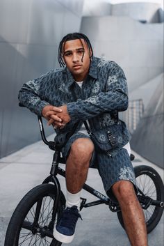 BMX rider in Dior Bmx Photography Ideas, Haro Bmx, Kuwahara Bmx Bicycles, Pose Reference Photo, Pose Reference, Dior, Street Wear