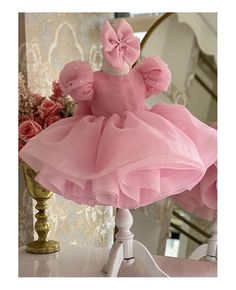 Get 10% off now! Buy ruffled pink ballgown cute toddler girls party dress bubble sleeved at cheap price online. Free stable shipping and pro custom service since 2009. Toddler Pageant Dresses, Ballerina Theme, Champagne Flower Girl, Red Flower Girl Dresses, Purple Flower Girl Dress, Cheap Flower Girl Dresses, Toddler Flower Girl Dresses, Purple Prom Dress, Flower Girl Dress Lace