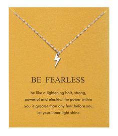 PRICES MAY VARY. This lighting bolt necklace is crafted from hand , select quality stainless steel that hypoallergenicity. Inspirational necklaces make the perfect gift! 16.5'' length chain add 2'' extender chain that will comfortably fit most neck sizes. Package by kraft envelope and pearl paper gift cards, that use recyclable materials, minimizes plastic and environmental impact. Give loved ones a daily reminder to live life with purpose. Inspirational gifts for best friends, sister, family et Sister Necklaces, Inspirational Gifts For Women, Best Friends Sister, Silver Sisters, Best Friend Necklace, Gifts For Best Friends, Funny Bathroom Decor, Sister Necklace, Compass Necklace