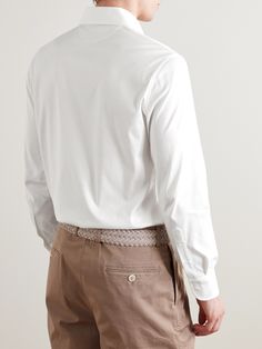 Few designers epitomise the concept of quiet luxury like Brunello Cucinelli. This long-sleeved polo shirt is made from classic cotton-jersey in a minimalist cut. The placket fastens with mother-of-pearl buttons. Ultimate Gift Guide, Long Sleeve Polo Shirt, Quiet Luxury, Mother Of Pearl Buttons, Pearl Buttons, Brunello Cucinelli, Mr Porter, Fashion News, Latest Fashion