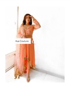 Handmade Peach Punjabi Patiala Suit Pajami Kameez Suit Custom Made Dress Churidar pants For Women and Girls Designer Salwar Kameez Suit Made Dress, Silk Bottoms, Salwar Kameez Designs