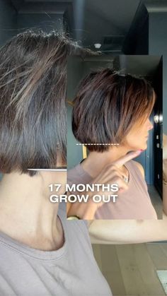 Tips Hair Color, Hair Color Short Hair, One Length Haircuts, Hair Tutorials Videos, Easy Short Haircuts, Short Shag Haircuts, Short Hair Bun, Tips Hair, Shag Haircuts