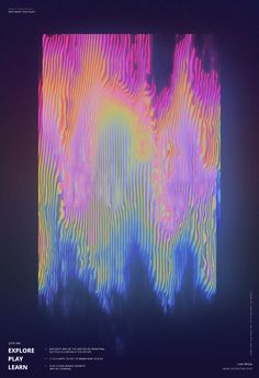 an image of colorful lines on a black background