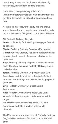 an image of the rules for dogs to use on their own house and other things