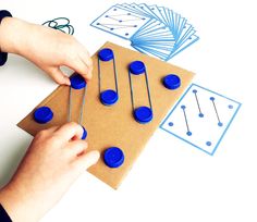 "Fine Motor Activities with Plastic Caps, Montessori Ctivities, Instant Download PDF, Printable Activity for Toddlers, Fine Motor Skills, Fine Motor, Kindergarten Play, Rubber Band Play These simple print activity cards are perfect for learning and practicing fine motor skills, building small motor control, beginning coding skills. For preschool and kindergarten kids to create the link between visual clues and pictures. It is a great addition to a busy book or learning binder for Toddlers . Juste printout the pages and start playing. If you want a longer use, please laminate the cards. 💼 Matching game. 💼 Color Worksheets. 💼 Activities for Preschoolers . 💼 A matching activity. 💼 Printable activity. 💼 Matching games. 💼 Learning activities. 💼 Pattern activity. 💼 Children activity. 💼 Nursery Games Activities, Diy Fine Motor Activities, Fine Motor Kindergarten, Shape Matching Game, Coding Skills, Practical Life Activities, Activity For Toddlers, Learning Binder, Activities Printable