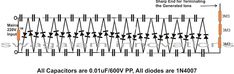 the scatter diagram shows all capacitors are 0 - 10 oh, ppn to