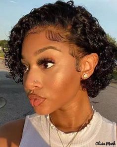 Color: black, Size: One Size Short Natural Curly Hair, Short Curly Pixie, Short Hair Black, Curly Pixie Cuts, Curly Bob Wigs, Short Curly Wigs, Curly Pixie, Short Curly Bob, Short Natural Hair