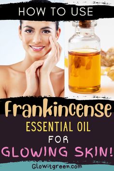 Revive dull-looking skin with Frankincense essential oil at Glowitgreen.com! Find out how to use this rich, potent essential oil, used for centuries that has incredible skincare benefits for radiant, glowing skin! Frankincense Essential Oil For Face, Uses For Frankincense Essential Oil, Frankincense Essential Oil Benefits Skin, Oil For Face, Frankensence Oil Uses For Face, How To Use Frankincense Essential Oil, Frankincense And Castor Oil, Castor Oil And Frankincense For Face, Argon Oil For Face