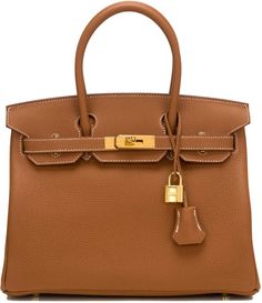 Hermes Birkin Togo 30 Gold Birkin 30 Gold, Rare Handbags, Perfect Handbag, Elegant Bags, Fame Dr, Ostrich Leather