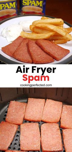 air fryer spam is an easy way to make your own hotdogs