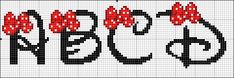 a cross stitch pattern with the words love and two red flowers in black letters on white background