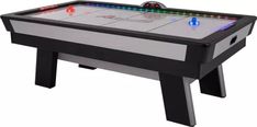 Atomic Top Shelf 7.5' Air Hockey Table | Dick's Sporting Goods Tempo Music, Sports Magazine Covers, Air Hockey Tables, Hockey Table, Air Hockey Table, Red Led Lights, Air Hockey, Home Gym Equipment, Indoor Games