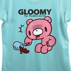 Give your look a fun upgrade with this Juniors' Bioworld Gloomy Bear Spilled Coffee Short Sleeve Graphic Tee. Give your look a fun upgrade with this Juniors' Bioworld Gloomy Bear Spilled Coffee Short Sleeve Graphic Tee. FEATURES Crewneck Short sleevesFABRIC & CARE Cotton Machine wash Imported Size: Medium. Color: Green. Gender: female. Age Group: kids. Gloomy Bear Shirt, Silly Shirts, Cutesy Outfit, Y2k Fashion Outfit, Silly Shirt, Gloomy Bear, Roblox Clothes, Spilled Coffee, Scene Fashion