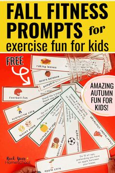 an exercise fun for kids to do with fall fitness