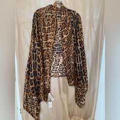 New With Tags 35” Wide And 68” Length , See Pics For Details Leopard Print Accessories, Aldo Accessories, Black And Gold Bathroom, Leopard Print Scarf, Gold Bathroom, Black Tan, Black And Tan, Scarf Wrap, Scarf Accessory