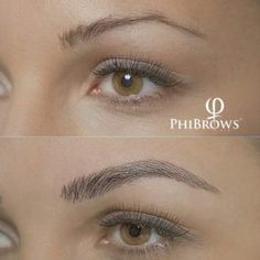 Microblading hair stroke eyebrows Permanent Makeup Eyeliner, Semi Permanent Eyebrows, Eyebrow Tools, Eyelash Enhancer, Eyeliner Tattoo, Thick Eyebrows, Natural Eyebrows