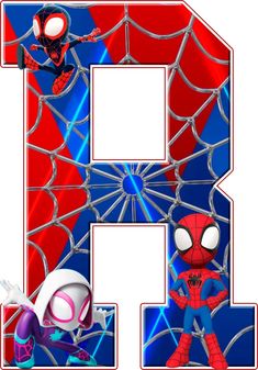 the letter e is for spiderman