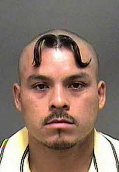 30 of the Worst Mugshot Haircut FAILs You'll Ever See - FAIL Blog - Funny Fails Funny Mugshots, Corte De Cabelo Masculino, Hair Photo, Bad Hair Day, Laughter Is The Best Medicine, Bad Hair, Made Me Laugh, Funny Cartoons, Blonde Highlights