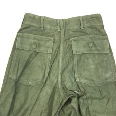 Vintage 1950s-1980s Vintage Military Pants Size: 28” Measurements: waist: 28” crotch: 13” Military Pants, Vintage Military, 1980s Vintage, Vintage 1950s, Cargo Shorts, Vintage House, Mens Short, Pants, Trousers