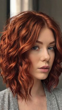 red hair color ideas Color Dream, Texturizer On Natural Hair, Hair Texture