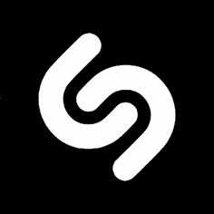 a black and white logo with the letter s on it