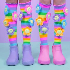 Madmia Socks - OOPSIE DAISY - Toddler Socks |  | Safari Ltd® Chloe Hairstyles, Crazy Sock Day Ideas, Fun Socks For Kids, Wacky Socks, Mermaid Socks, Oopsie Daisy, Crazy Hat, What I Like About You, Silly Socks