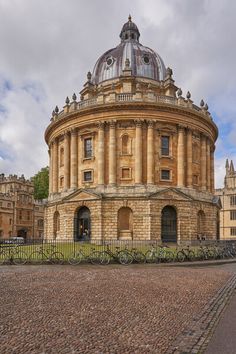 an old building with a large dome on top