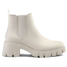 Pennysue women's platform chelsea boots ankle with elastic, not only make boots more fashionable and beautiful, but also can provide you with a better sense of fit. Thick bottom from the visual pull up your figure proportion, let you in the autumn and winter season to release the charm! Size: 7.  Color: White.  Gender: female.  Age Group: adult. Make Boots, Round Toe Ankle Boots, Platform Chelsea Boots, Boots Ankle, Pull Up, Winter Season, Chelsea Boots, Gender Female, Clothing And Shoes