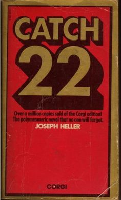 the book catch 22 is on display