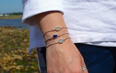 Adjustable Sea Glass Bracelet Sea Glass Jewelry Simple Sea - Etsy Beach Glass Jewelry, Diy Bangle Bracelets, Purple Sea, Leather Jewelry Diy, Diy Jewelry Tutorials, Sea Glass Bracelet, Beachglass Jewelry, Electroformed Jewelry, Jewelry Simple