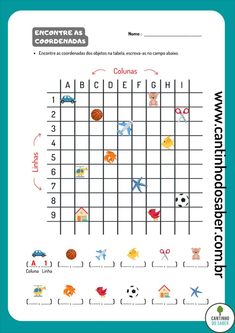 the worksheet is filled with numbers and symbols to help students learn how to use them