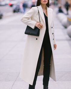 Wool tapered coat in ivory photo 1 Light Wool Coat, Ivory Coat Outfit, Wedding Skirt Top, Cream Wool Coat, Silk Bridal Gown, Winter Board, Wedding Coat, Cape Wedding Dress, Cool Winter