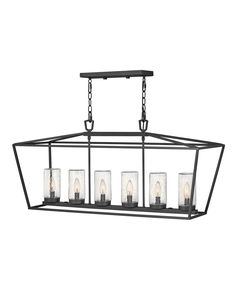 Hinkley - 2569MB-LV - LED Linear Chandelier - Alford Place - Museum Black Outdoor Island, Outdoor Chandeliers, Island Chandelier, Outdoor Chandelier, Linear Pendant Light, Outdoor Hanging Lanterns, Linear Suspension, Outdoor Pendant Lighting, Hinkley Lighting