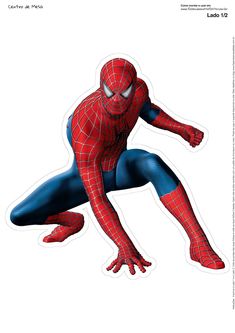 an image of a spider man sitting on the ground in front of a white background