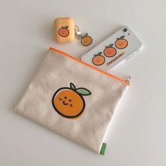 Jeans Tattoo, Orange Aesthetic, Korean Aesthetic, Aesthetic Colors, Cute Stationery, Cute Bags, Tote Bag Design