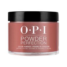 PRODUCT DETAILS: OPI Powder Perfection Systems: Faster, easier & odor-free Gel-like shine & weeks of wear Dries almost instantly No UV/LED light needed Made in the USA. Size: 1.5 oz Brand: OPI Type: Dipping Powder Features: Dip Powder Perfection, Gel, Lacquer, Essentials Condition: New Item PLEASE NOTE: Color samples/ images may vary depending on different monitors and screens. It is up to the buyer to do their research for the product they are purchasing. Packaging may vary. Opi Dipping Powder, Opi Shades, Opi Powder Perfection, Malaga Wine, Nail Shades, Opi Colors, Powder Manicure, Weak Nails, Nail Colour