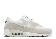 Air Max 90 SE 'First Use Pack Sail' - Nike - DB0636 100 - sail/cream ii/​light bone/white | Flight Club Flight Club, Nike Shoes Air Max, Bone White, Best Sneakers, Air Max 1, Latest Shoes, Dream Shoes, Nike Air Max 90, Shoe Size Chart