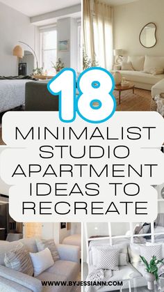 18 Minimalist Studio Apartment Ideas - Including Studio Apartment Layouts! Layout For Studio Apartment, Studio Apartment Ideas On A Budget, Studio Apartment Decor Ideas For Women, Small Living Room Ideas Minimalist Cozy, Studio Apartment Solutions, Studio Apartment Fireplace, Designing Studio Apartment, Bedroom Ideas For Studio Apartments, Maximize Studio Apartment Space