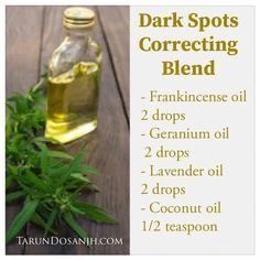 Essential Oils For Dark Spots On Skin, Essential Oil For Dark Spots, Age Spots Essential Oils, Essential Oils For Age Spots, Spots On Skin, Essential Oils For Face, Essential Oil Beauty, Oil Remedies, Essential Oils Herbs