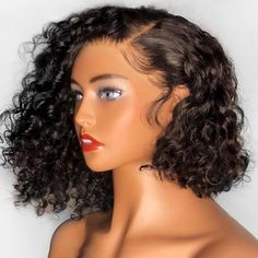 Deep Curly Bob Lace Front Wig Curly Bob Lace Front Wig, Lace Front Bob, Curly Bob Wigs, Virgin Hair Wigs, Short Human Hair Wigs, Bob Lace Front Wigs, Short Curly Bob, Remy Human Hair Wigs, Deep Curly