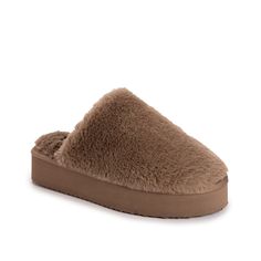 MUK LUKS-Emme Slipper Chilly days are no match for the Emme slipper from MUK Luks. The faux fur design, memory foam cushioning, and a durable sole make for a great choice for indoor and outdoor wear. Fur Design, Outdoor Wear, Memory Foam, Faux Fur, Slippers, How To Wear, Design