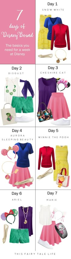 Disney Dressup Ideas, Disney Character Inspired Outfits Women, Easy Disneybound, Disney Bonding, Disney Bounding Ideas, Ariel Outfit, Dapper Disney, Disneybounding Ideas