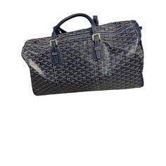 Thanks For Checking Out Our Fabulous Posh Closet!! All Items In Our Closet Are Pre-Loved, Gently Used, Very Good Condition <3 - Description: Escape For A Weekend Adventure In Sophisticated Style With The Pre-Loved Boston Duffel 50 From Goyard. Crafted With Meticulous Attention To Detail, This Elegant Navy Duffel Bag Combines The Timeless Allure Of Fine Design With Practical Functionality. Its Spacious Interior Offers Ample Room For Your Essentials While The Secure Zip Fastening System, Complete Goyard Travel Bag, Navy Goyard, Goyard Crossbody Bag Men, Goyard Dark Blue, Goyard Briefcase, Goyard Bag, Briefcase For Men, Boston Bag, Navy Color