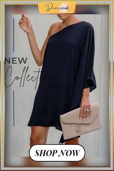 Solid Color Long Sleeve Chiffon Mini Dress Summer Solid Color Chiffon Mini Dress, Chiffon Mini Dress In Solid Color, Elegant Mini Length Chiffon Dress, Elegant Mini-length Chiffon Dress, Elegant Mini Chiffon Dress, Chic One-shoulder Solid Color Midi Dress, Summer Evening Mini Chiffon Dress, Chic Mini Length Chiffon Dress, Chic One Shoulder Solid Color Dress